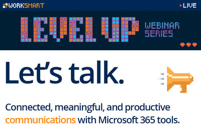 Sign up for the Let's Talk webinar